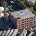 Galgate Silk Mills from the air