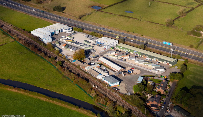 Creamery Industrial Estate  from the air