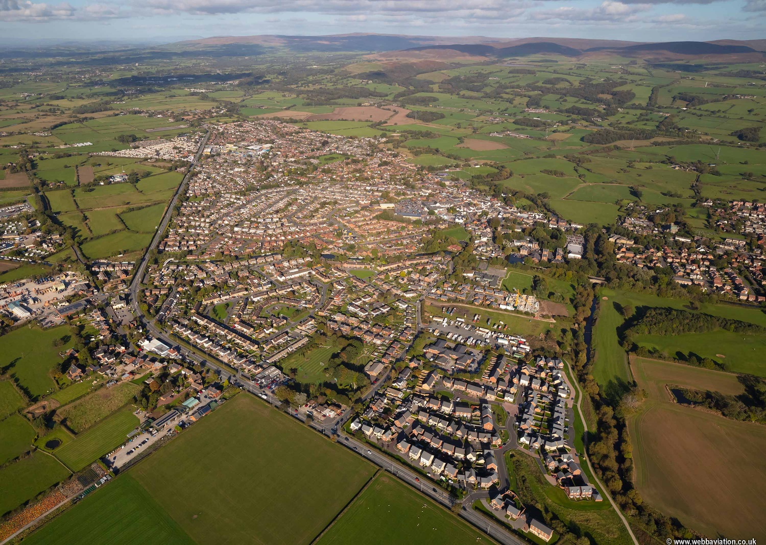 Garstang  from the air