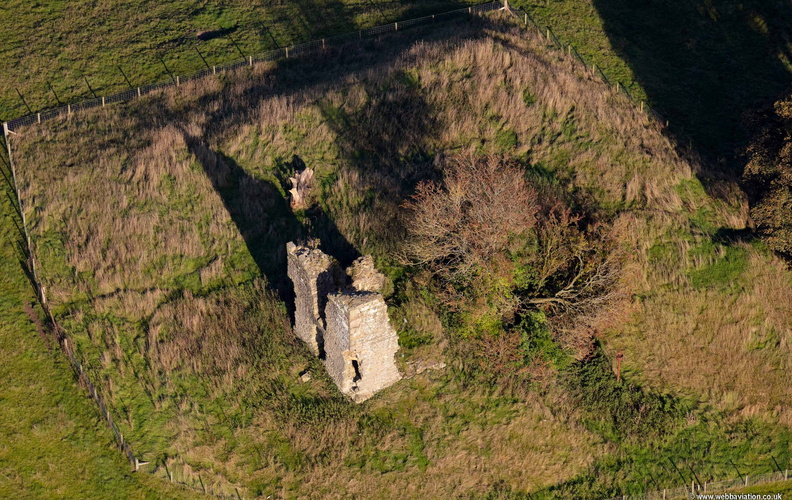 Greenhalgh Castle from the air