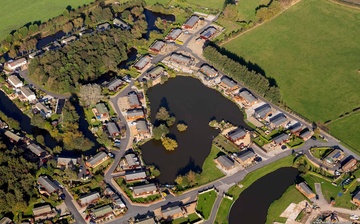 Woodlands Country Park near Garstang  from the air