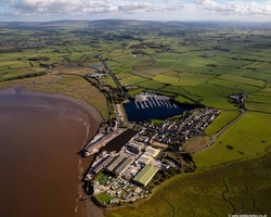 Glasson Dock from the air