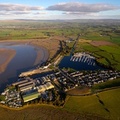 Glasson Dock , Lancashire from the air