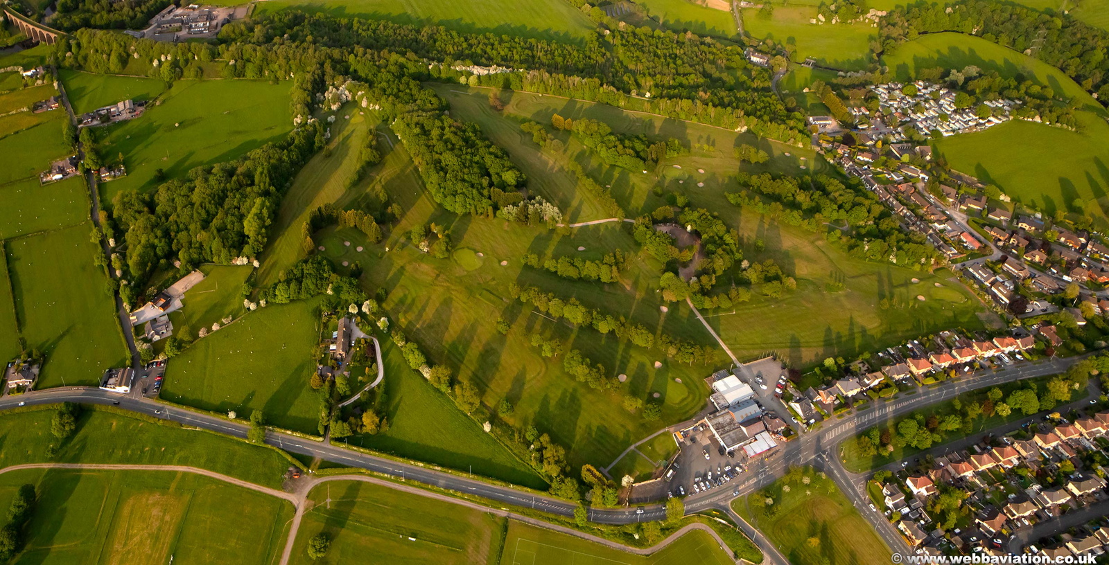 Great Harwood Golf Club from the air