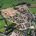new houses Great Eccleston Lancashire from the air
