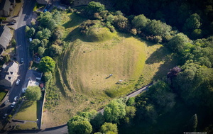 Halton Castle,Halton-on-Lune from the air