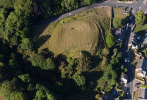 Halton Castle,Halton-on-Lune from the air