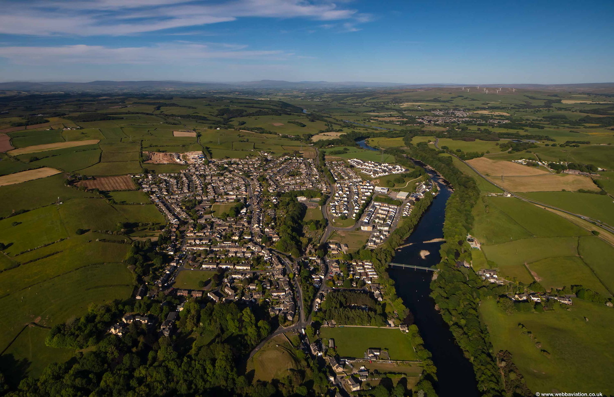 Halton-on-Lune from the air