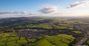 Halton Lancashire from the air