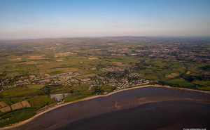 Hest Bank Lancashire from the air
