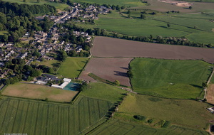 curious ditch west of Hornby , Lancashire  from the air