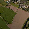curious ditch west of Hornby , Lancashire  from the air