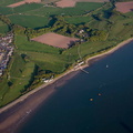 Knott End Golf Club Lancashire UK from the air