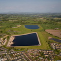 Alston Reservoirs No1 & No2,  Longridge Lancashire from the air