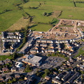 new houses at  Bowland Meadow, Longridge Lancashire aerial photo
