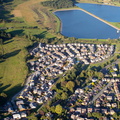 new houses Hollin Hall Drive Longridge aerial photo
