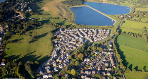 new houses Hollin Hall Drive Longridge aerial photo