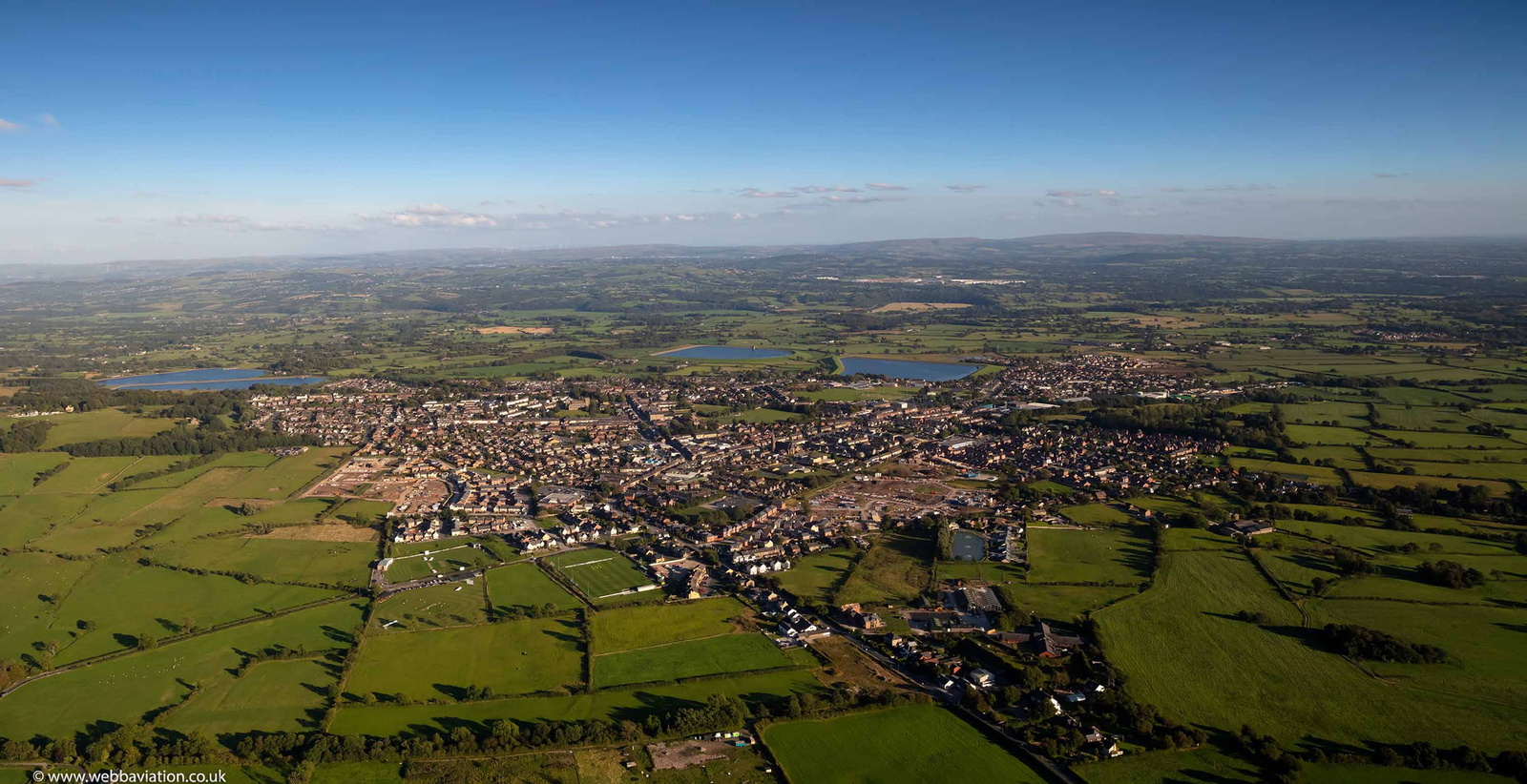 Longridge Lancashire aerial photo
