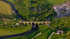 Martholme Viaduct from the air