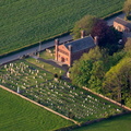 St John's Church, Out Rawcliffe from the air