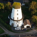 Pilling Windmill  Lancashire taken in the late evening summer sunshine from the air