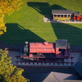 "The Pilling Pig" Steam Locomotive from the air