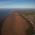 Preesall Sands Lancashire UK from the air