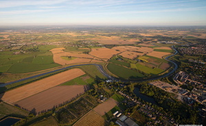 River Douglas Lancashire aerial photo