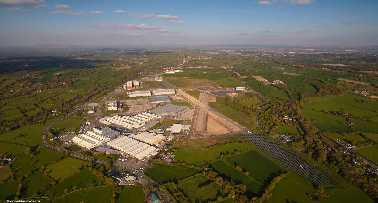 BAE Samlesbury factory  aerial photo