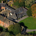 Samlesbury Hall aerial photo  