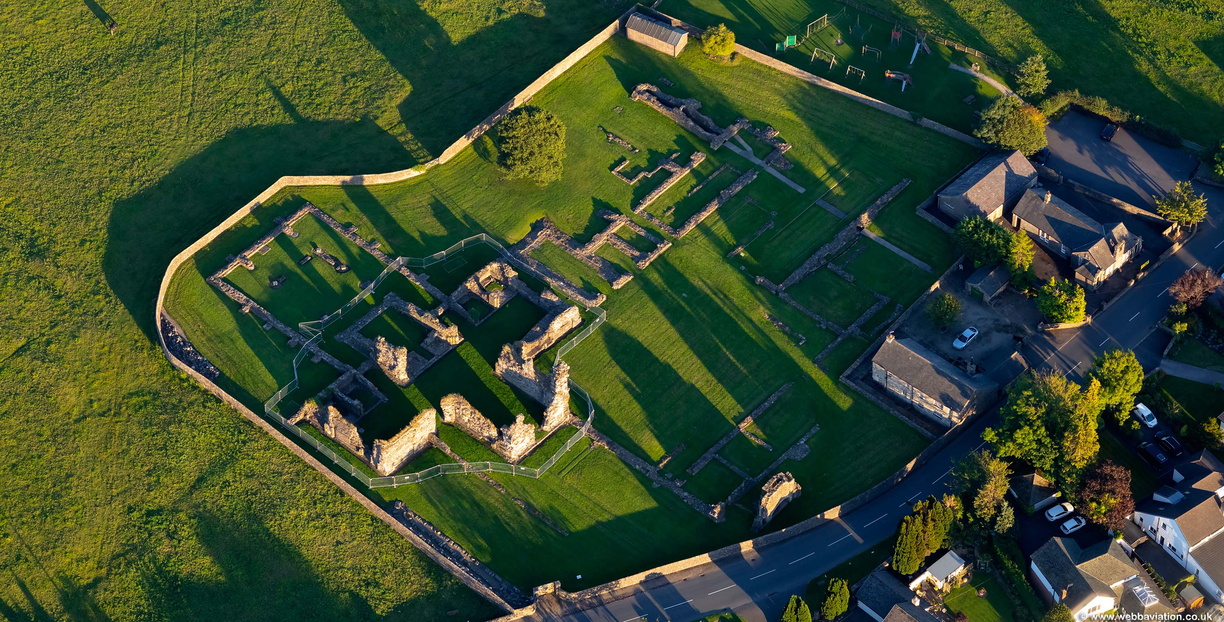 Sawley Abbey aerial photograph  