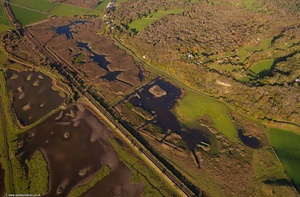 Leighton Moss RSPB reserve from the air
