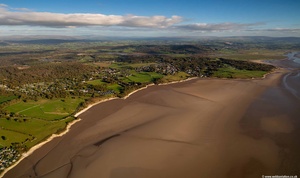 Silverdale Lancashire from the air