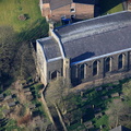 St Mary and All Saints Church Goodshaw Lancashire  from the air