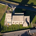 St Peter's Church, Quernmore from the air