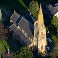 Holy Trinity Church, Tarleton Lancashire  aerial photo