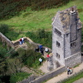 The Pigeon Tower , Rivington Gardensfrom the air