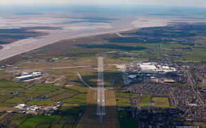BAE Warton Aerodrome from the air