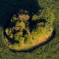 Winckley Lowe I round barrow aerial photo