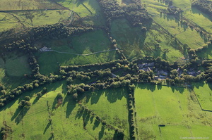 Wycoller Lancashire  aerial photograph