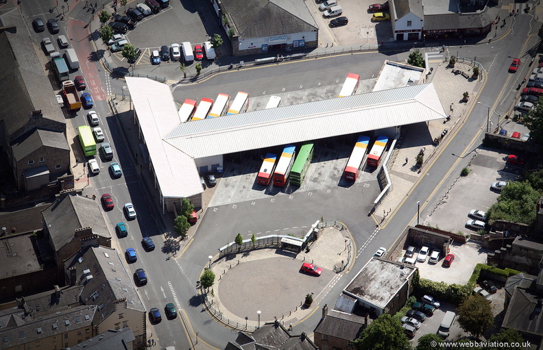 Lancaster Bus Station from the air
