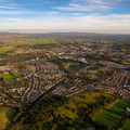 Lancaster , Lancashire from the air