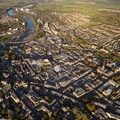 Lancaster city centre from the air