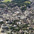 Lancaster town centre from the air