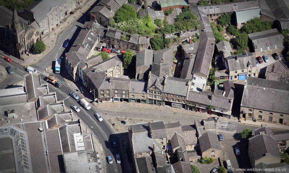 Moor Lane , Lancaster,  from the air