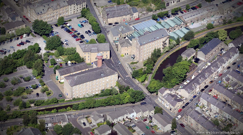 Moor Lane Mills Lancaster  from the air