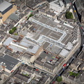 St Nicholas Arcades , Lancaster,  from the air
