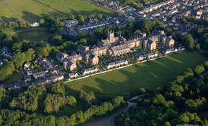 The Residence Lancaster, formerly Lancaster Moor Hospital from the air