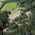 Williamson Park, Lancaster, from the air