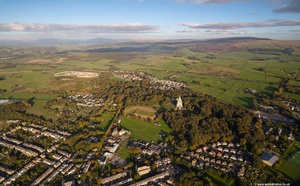 Williamson Park, Lancaster from the air